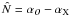 \appendix \setcounter{section}{1} \hbox{$\hat{N} = \alpha_O-\alpha_{\rm X}$}