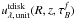 \hbox{$u_{\rm \lambda,\, unit}^{\rm tdisk}(R,z,\tau^f_B)$}