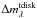 \hbox{$\Delta m^{\rm tdisk}_{\lambda}$}