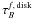 \hbox{$\tau^{f,\,{\rm disk}}_B$}