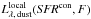 \hbox{$L^{\rm local}_{\rm \lambda,\,dust}({\it SFR}^{\rm con},F)$}