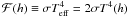 Mathematical equation: ${\cal F}(h)\equiv\sigma T_{\rm eff}^4=2\sigma T^4(h)$