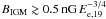 \hbox{$B_{\rm IGM} \gtrsim 0.5\,\mbox{nG} \, E_{{\rm e},19}^{-3/4}$}