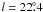 \hbox{$l=22\fdg4$}