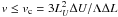 \hbox{$v\leq v_{\rm c}=3L_{U}^{2}\Delta U/\Lambda \Delta L$}