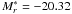 $M_r^*=-20.32$