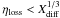 \hbox{$\eta_{\rm loss} < X_{\rm diff}^{{1}/{3}}$}