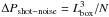 \hbox{$\Delta P_{\rm shot-noise} = L_{\rm box}^3/N$}
