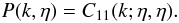 \appendix \setcounter{section}{1} \begin{equation} P(k,\eta) = C_{11}(k;\eta,\eta). \label{Pk-C} \end{equation}