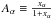 \hbox{$A_{\alpha}\equiv{x_\alpha\over 1+x_\alpha}$}