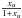 \hbox{${x_\alpha \over 1 + x_\alpha}$}