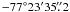 \hbox{$-77^\circ23\arcmin35\farcs2$}