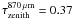 \hbox{$\tau_{\mathrm{zenith}}^{\mathrm{870}\,\mu\mathrm{m}} = 0.37$}