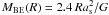 \hbox{$M_{{\rm BE}}(R) = 2.4 \, Ra_{\mathrm{s}}^2/G$}