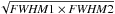 \appendix \setcounter{section}{3} \hbox{$\sqrt{{\it FWHM}1 \times {\it FWHM}2}$}