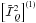 \hbox{$\left[\tilde{\mathcal I}^2_Q\right]^{(1)}$}