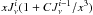 Mathematical equation: \hbox{$xJ_{\nu}^i(1+CJ_{\nu}^{i-1}/x^3)$}