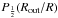 \appendix \setcounter{section}{1} \hbox{$P_{\frac{1}{2}}(R_{\rm out}/R)$}