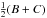 \hbox{$\frac{1}{2}(B+C)$}