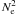 \hbox{$N_{\rm e}^2$}