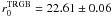 Mathematical equation: \hbox{$r^{\rm TRGB}_0=22.61\pm 0.06$}