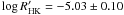 \hbox{$\log{R'_\mathrm{HK}}=-5.03 \pm 0.10$}