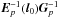 \hbox{$\jonesinv{E}{p}(\vec l_0)\jonesinv{G}{p}$}