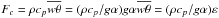 Mathematical equation: \hbox{$F_c =\rho c_p \overline {w\theta } =(\rho c_p /g\alpha )g\alpha \overline {w\theta } =(\rho c_p /g\alpha )\varepsilon $}
