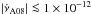 Mathematical equation: \hbox{$|\dot{\nu}_{\rm A08}|\la 1\times10^{-12}$}