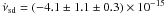 Mathematical equation: \hbox{$\dot{\nu}_{\rm sd}=(-4.1\pm1.1\pm0.3)\times10^{-15}$}