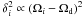 Mathematical equation: \hbox{$\delta_i^2\propto(\Omega_i-\Omega_{\rm d})^2$}