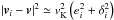 Mathematical equation: \hbox{$|\vec{v}_i-\vec{v}|^2\simeq v_{\rm K}^2\left(e_i^2+\delta_i^2\right)$}