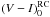 Mathematical equation: \hbox{$(V-I)_0^{\rm RC}$}
