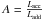 Mathematical equation: \hbox{$A= \frac{L_{\rm acc}} {L_{\rm add}}$}