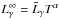 Mathematical equation: \hbox{$L_\gamma^\infty=\tilde{L}_\gamma T^\alpha$}