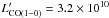 Mathematical equation: \hbox{$L'_{\mathrm{CO(1- 0)}} = 3.2 \times 10^{10}$}