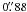 Mathematical equation: \appendix \setcounter{section}{1} \hbox{$0\farcs88$}