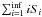 Mathematical equation: \hbox{$\sum_{i=1}^{\inf} i S_i$}