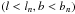 Mathematical equation: \hbox{$\left(l< l_n,b<b_n\right)$}