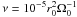 Mathematical equation: \hbox{$\nu=10^{-5}r_0^2\Omega_0^{-1}$}