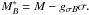 Mathematical equation: \hbox{$M^*_B=M-g_{\sigma B}\sigma.$}