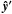 Mathematical equation: \appendix \setcounter{section}{2} \hbox{$\vec{\hat{y}'}$}