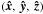 Mathematical equation: \appendix \setcounter{section}{2} \hbox{$(\vec{\hat{x}},\,\vec{\hat{y}},\,\vec{\hat{z}})$}