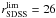 Mathematical equation: \hbox{$r_{{\rm SDSS}}^{\rm lim}=26$}