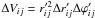 Mathematical equation: \hbox{${\Delta}V_{ij} = r'^2_{ij}{\Delta}r'_{ij}{\Delta}{\varphi}'_{ij}$}