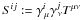 Mathematical equation: \hbox{$S^{ij}:=\gamma^i_{\,\mu}\gamma^j_{\,\nu}T^{\mu\nu}$}