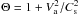 Mathematical equation: \hbox{$\Theta=1+V_{\rm a}^2/C_{\rm s}^2$}
