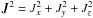 Mathematical equation: \hbox{$\vec{J}^2= J_x^2+J_y^2+J_z^2$}