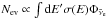 Mathematical equation: \hbox{$N_{\rm ev}\propto \int {\rm d}E' \sigma(E) \Phi_{\bar\nu_{\rm e}}$}