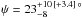 Mathematical equation: \hbox{$\psi= 23_{- 8}^{+10\,[+3.4]\,\circ}$}